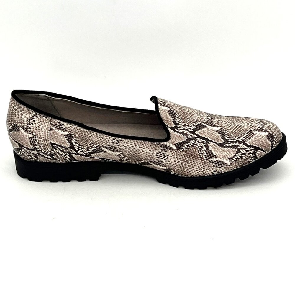 Wear Ever Quade Womens 8M Ivory Snake Print Ultra Comfort Slip-On Loafers New - Picture 14 of 16